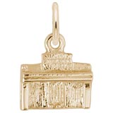 14K Gold Spinet Charm