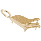 Gold Plate Grand Piano Charm