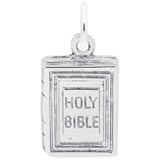 Sterling Silver Holy Bible Charm