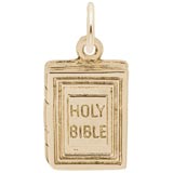 10K Gold Holy Bible Charm
