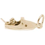 Gold Plate Boat Charm