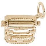 14K Gold Typewriter Charm