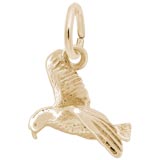 Gold Plate Seagull Charm