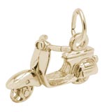 10K Gold Scooter Charm