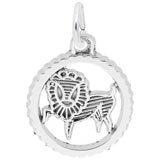 Sterling Silver Leo Charm