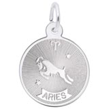 Sterling Silver Aries Charm