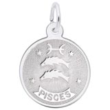 Sterling Silver Pisces Charm