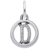 Sterling Silver Initial D