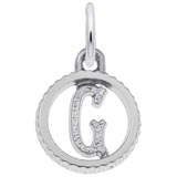 Sterling Silver Initial G