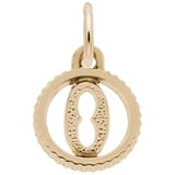 Gold Plate Initial O