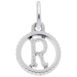 Sterling Silver Initial R