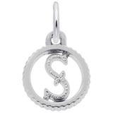 Sterling Silver Initial S
