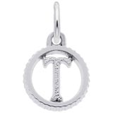 Sterling Silver Initial T