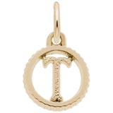 14K Gold Initial T