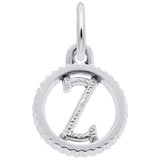 Sterling Silver Initial Z