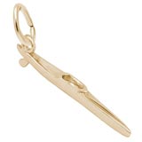 14K Gold Kayak Charm