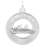 Sterling Silver Vancouver Ship Charm