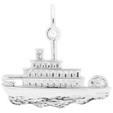 Sterling Silver St Louis Riverboat Charm
