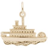 10K Gold St Louis Riverboat Charm