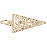 Gold Plate Class of 2025 Charm