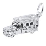 Sterling Silver Pickup Camper Charm