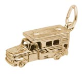 10K Gold Pickup Camper Charm