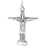 Sterling Silver Christ the Redeemer Charm