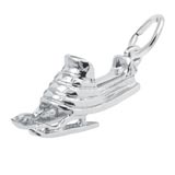 Sterling Silver Snowmobile Charm
