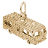 Gold Plate Motor Home Charm