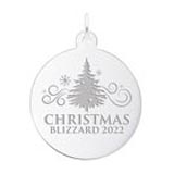 Sterling Silver Blizzard 2022 Christmas