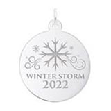 Sterling Silver Blizzard Winter Storm 2022