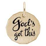 Rembrandt Charms 14k Gold God's Got This Charm