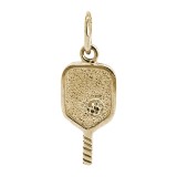 Rembrandt Charms 14k Gold Pickleball Paddle Charm